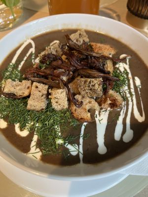 Mushroom soup - really tastyy  at NO TU OliDeli in Warsaw
