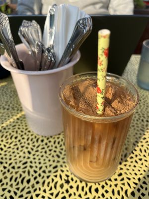 Horchata latte   at San Pancho in Takoma Park