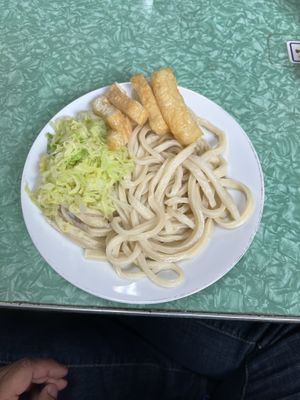 Udon no broth. Not a worth it    at Sakurai Udon in Fujiyoshida