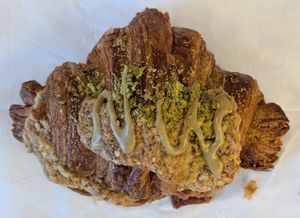 pistachio croissant at 222 Pastry - Pre-order only in Portland