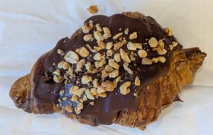 Snickers croissant at 222 Pastry - Pre-order only in Portland