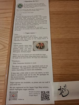  at Ramen Kamon in Takayama