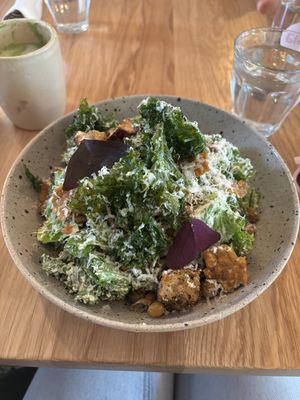 Caesar salad  at Kafé Oransjeriet in Stavanger