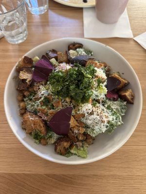 Caesar salad  at Kafé Oransjeriet in Stavanger