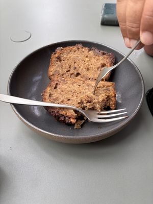 Chocolate banana breadd  at Kafé Oransjeriet in Stavanger