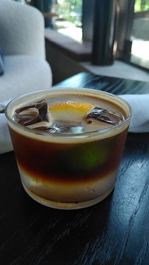 Their new (premiering 2025-07-19) espresso tonic at Kafé Oransjeriet in Stavanger