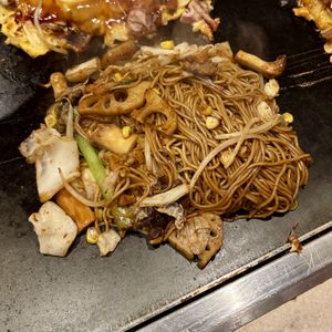   at Okonomiyaki Shiraiwa Asakusa Store in Tokyo