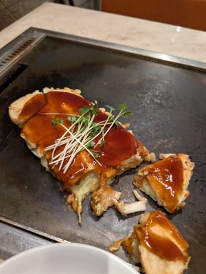  at Okonomiyaki Shiraiwa Asakusa Store in Tokyo