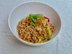 Wok at Brinji in Tbilisi