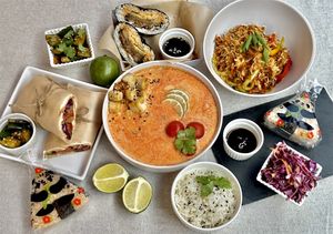 Dishes  at Brinji in Tbilisi