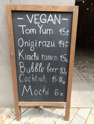 Small café with outside seats only, but it's delicious and cheap. Recommended! at Brinji in Tbilisi