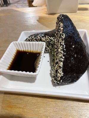 Classic onigirazu  at Brinji in Tbilisi