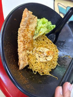 Mala kan lao mee  at  Wanyuan Vegetarian 万缘素食 - Woodlands in North Singapore
