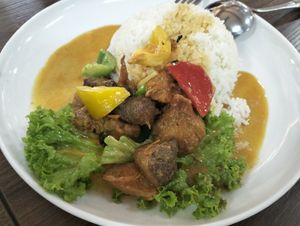 Creamy Mushroom Rice at Flygod VegeCafe 翔一素食料理 - Vidacity in East Singapore