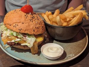 Vegan spicy killer at Markt 8 in Asten