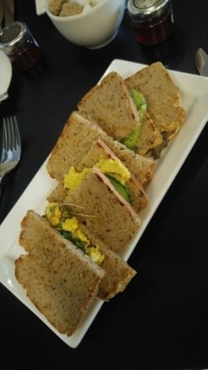 gluten free vegan sandwiches at Raw - La Suite West in West London