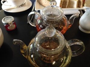 Darjeeling 2nd flush and genmaicha  at Raw - La Suite West in West London
