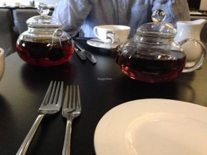 earl grey and hibiscus  at Raw - La Suite West in West London