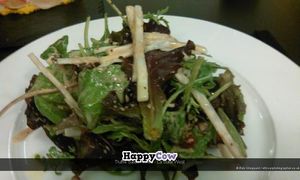 Truffle celeriac salad with pomegranate balsamic dressing  at Raw - La Suite West in West London