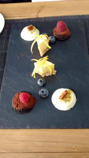 mini cakes at Raw - La Suite West in West London