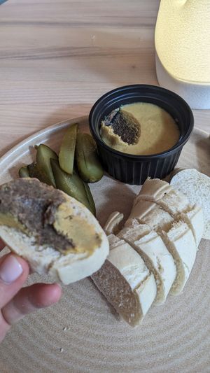 Foie gras at Manna 2 in Warsaw