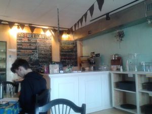 inside B&R Kitchen at Bread and Roses Kitchen & Food Cooperative in Tallahassee