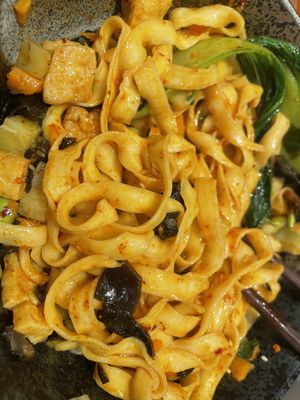 Vegan noodles  at Chopstix  in Ghent