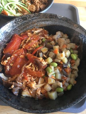 Chopstix veggie noodles (vegetarian)  at Chopstix  in Ghent