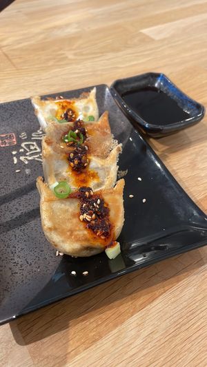 Vegan dumplings   at Chopstix  in Ghent