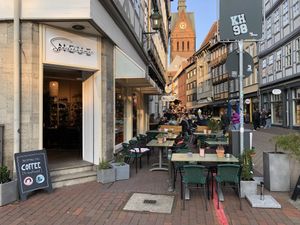 The terrace in the Altstadt  at Neue Speisekammer in Hannover