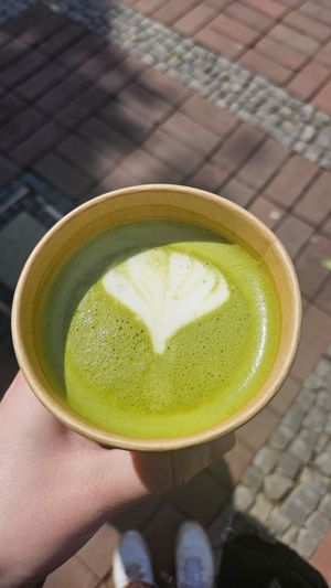 Matcha Latte at Neue Speisekammer in Hannover