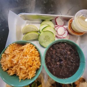 Rice & Beans at Otomi in Raleigh