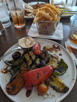 The vegan plate. I went back! at Athenian in New Orleans