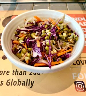 Sprouted beans with coconut  at Barbeque Nation - Avenues Mall in Muscat