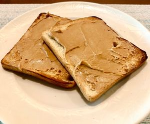 Peanut butter toast  at Wave Restaurant in Muscat