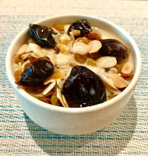 Homemade granola  at Wave Restaurant in Muscat