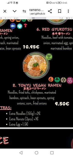  at Ramen Okaeri in Santiago De Compostela