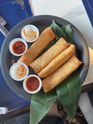 two orders of the vegan spring rolls  at Lost World Restaurant - Universal Studios Japan in Osaka