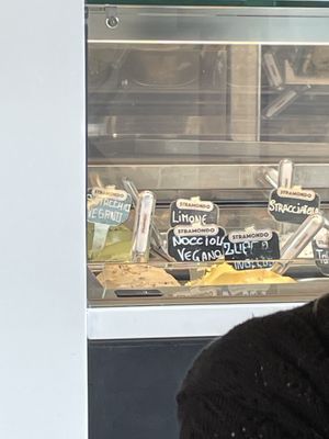 Gelato  at Caffe Vergnano in Catania