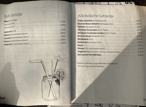 Menu  at destinature Dorf Hitzacker in Hitzacker Elbe