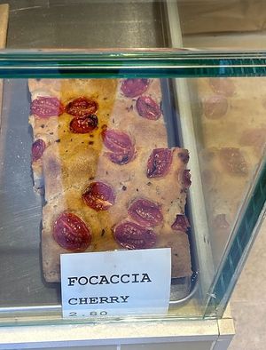 Focaccia (vegan) at LAIB Madrid  in Madrid