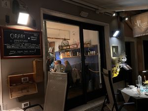 Cozy seating indoor & outdoor  at La Mingla in Gargnano