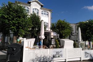 The outside at Restaurant Glückauf in Sellin