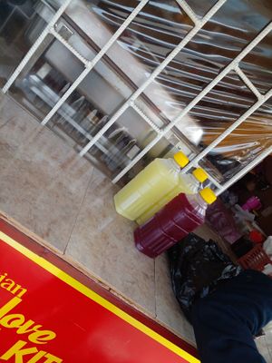 Other juice flavors available. at Rastafarian Modern Love in Georgetown