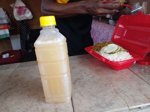 Tambaring and lemon juice. Vegan Curry. at Rastafarian Modern Love in Georgetown