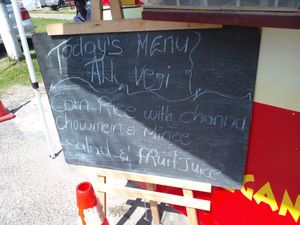 Went another dat and this was the menu. at Rastafarian Modern Love in Georgetown