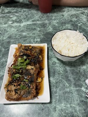   at Veggie House in San Pedro