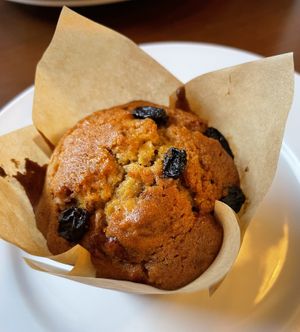 Pumpkin muffinns  at Shio Veg Cafe in Kyoto
