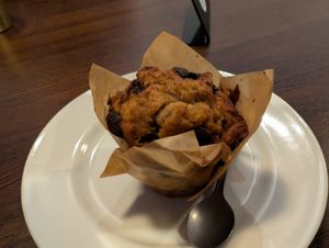 Banana Walnut and Chocolate Chip Muffin at Shio Veg Cafe in Kyoto