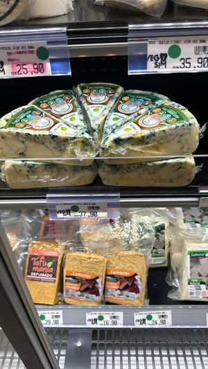 Cheeses  at VegSim - Rua Canário in Sao Paulo